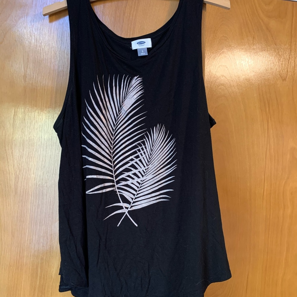 Old navy feather blank tank top